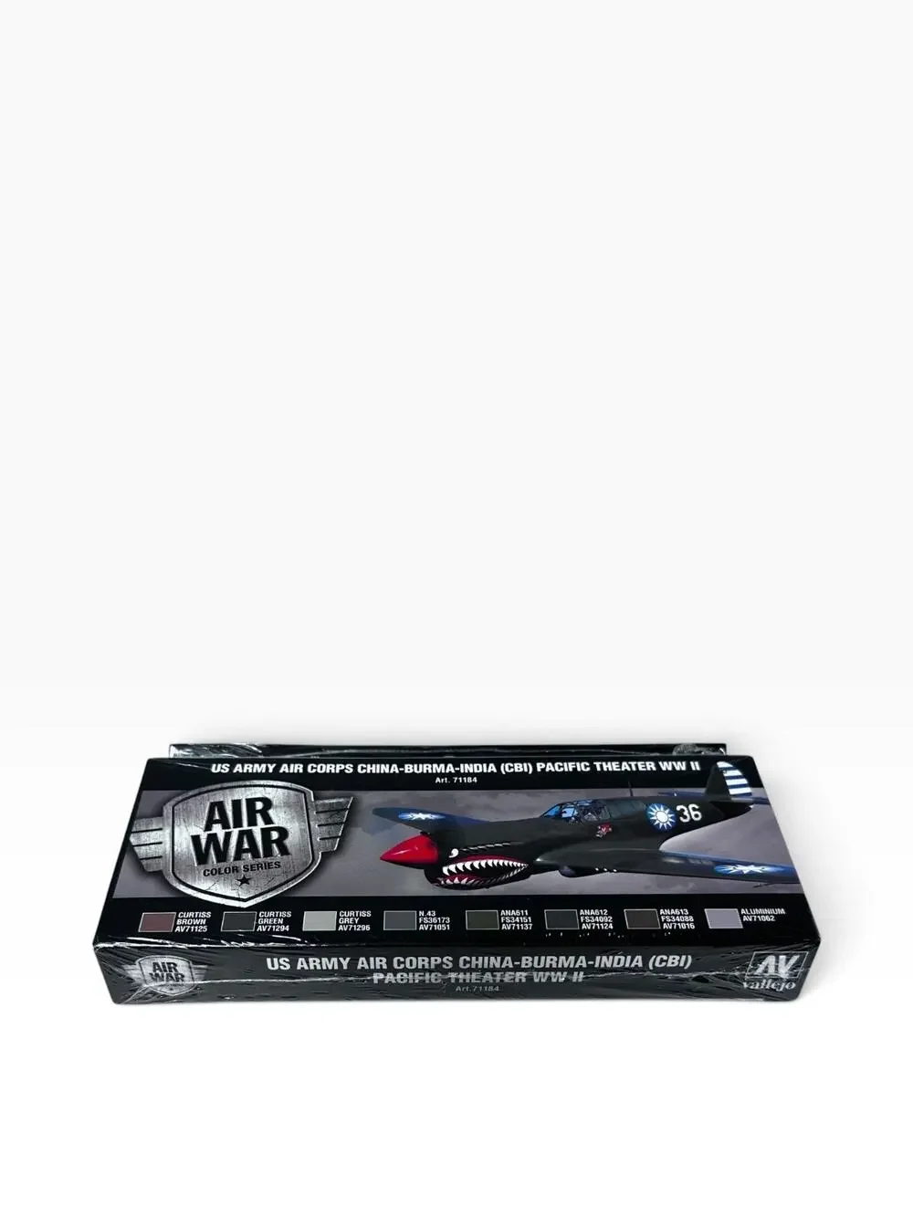 Vallejo 71184 US Army Air Corps CBI WWII Model Air Paint Set (8 Colors)
